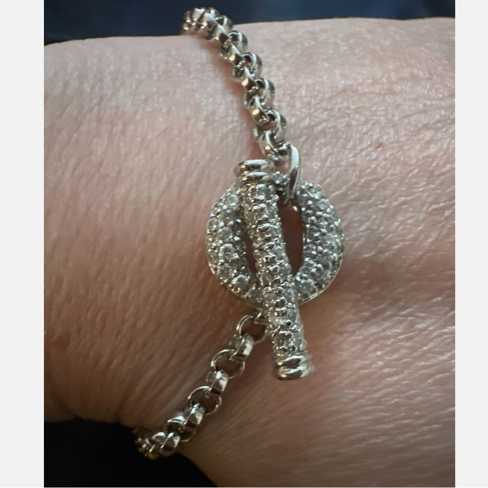 Sterling Silver Toggle Bracelet